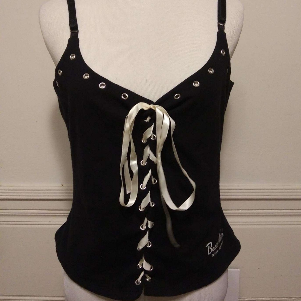 Bette Midler Kiss My Brass 2004 Corset Tank Top XL